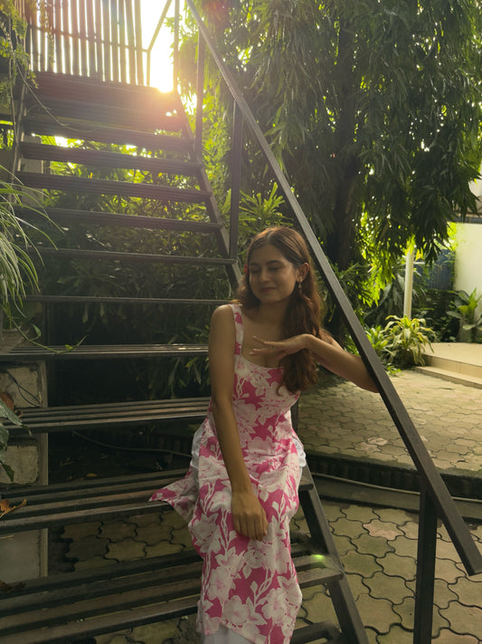Aarohi Floral Kurti Pair