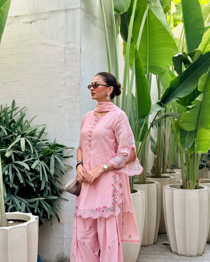 Amaira Chanderi Farshi Suit