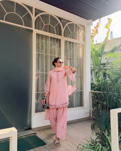 Amaira Chanderi Farshi Suit
