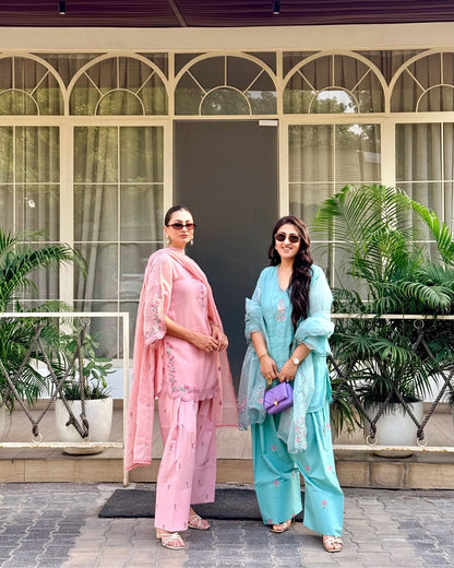 Amaira Chanderi Farshi Suit
