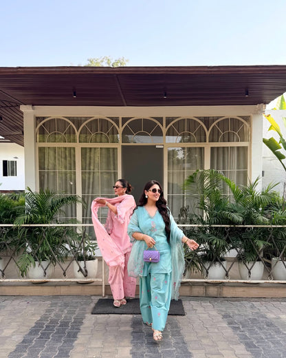 Amaira Chanderi Farshi Suit