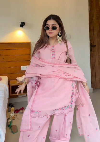 Amaira Chanderi Farshi Suit