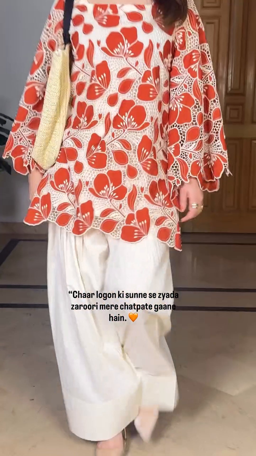 Ira Scarlet Floral Co Ord Set