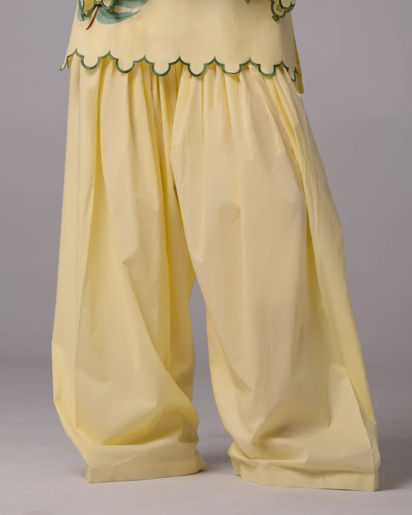 Ocean Embroidered Kurta Set